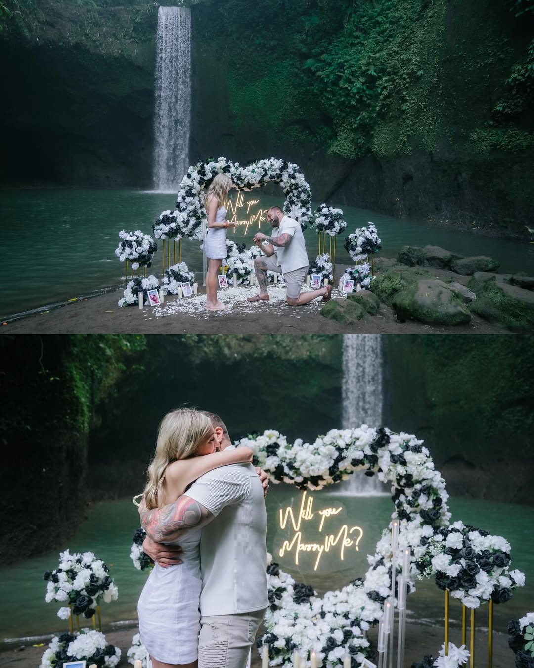 An Unforgettable Promise Beneath Nature’s Waterfal — moment 4